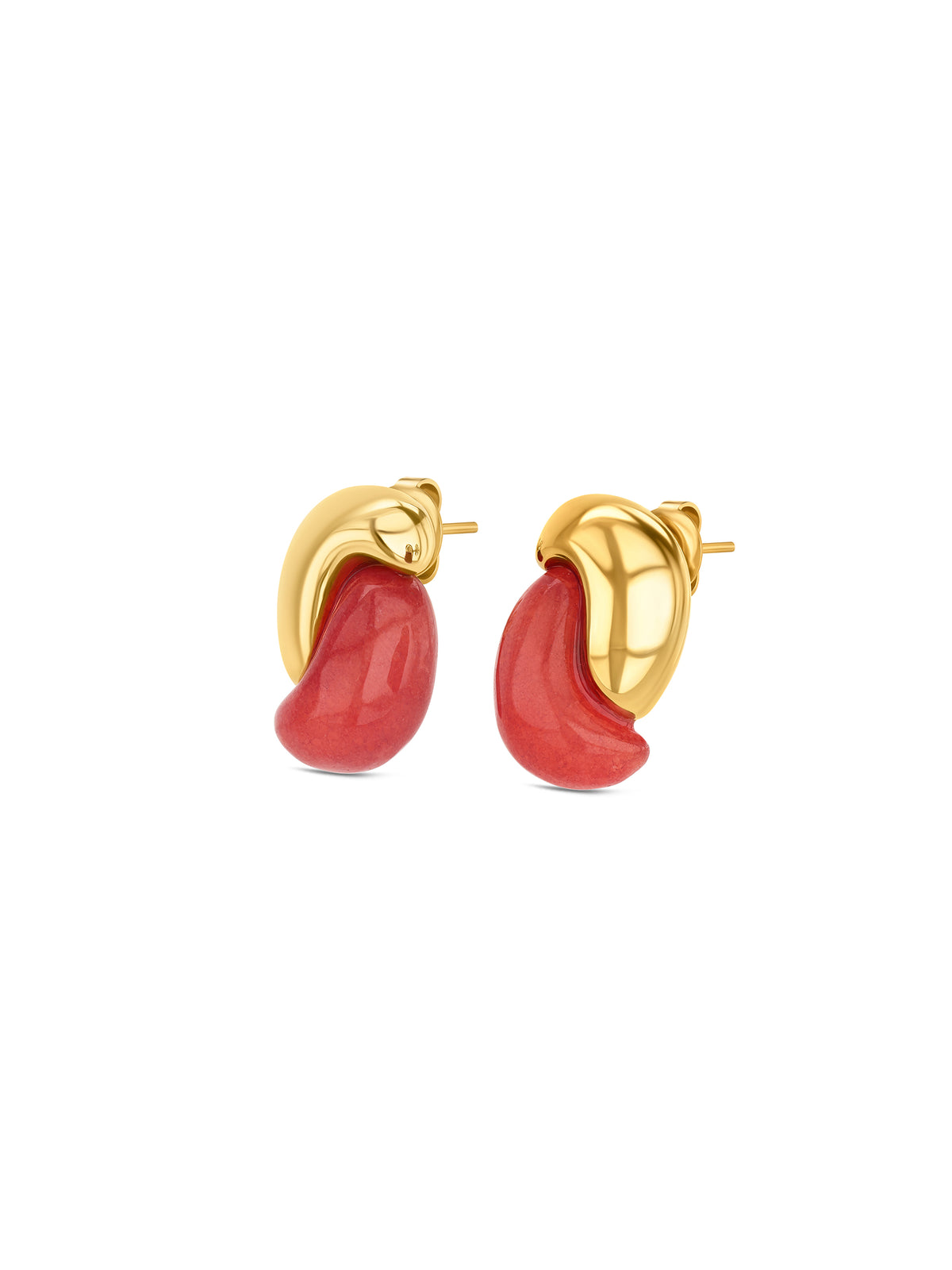 Boucles d'oreilles One Salina Rouge Chaud