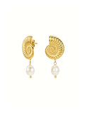 Pendientes ONE Coral Pearl Gold