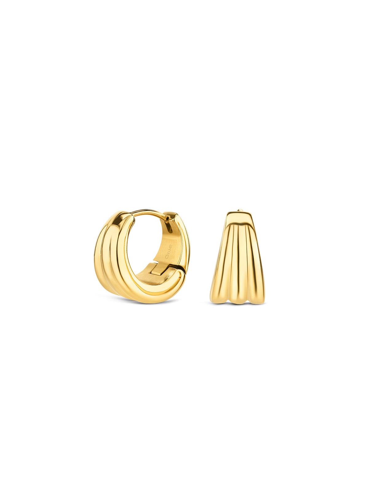 Brincos One Senhora Fluid Tiny Gold - OJEEP79G