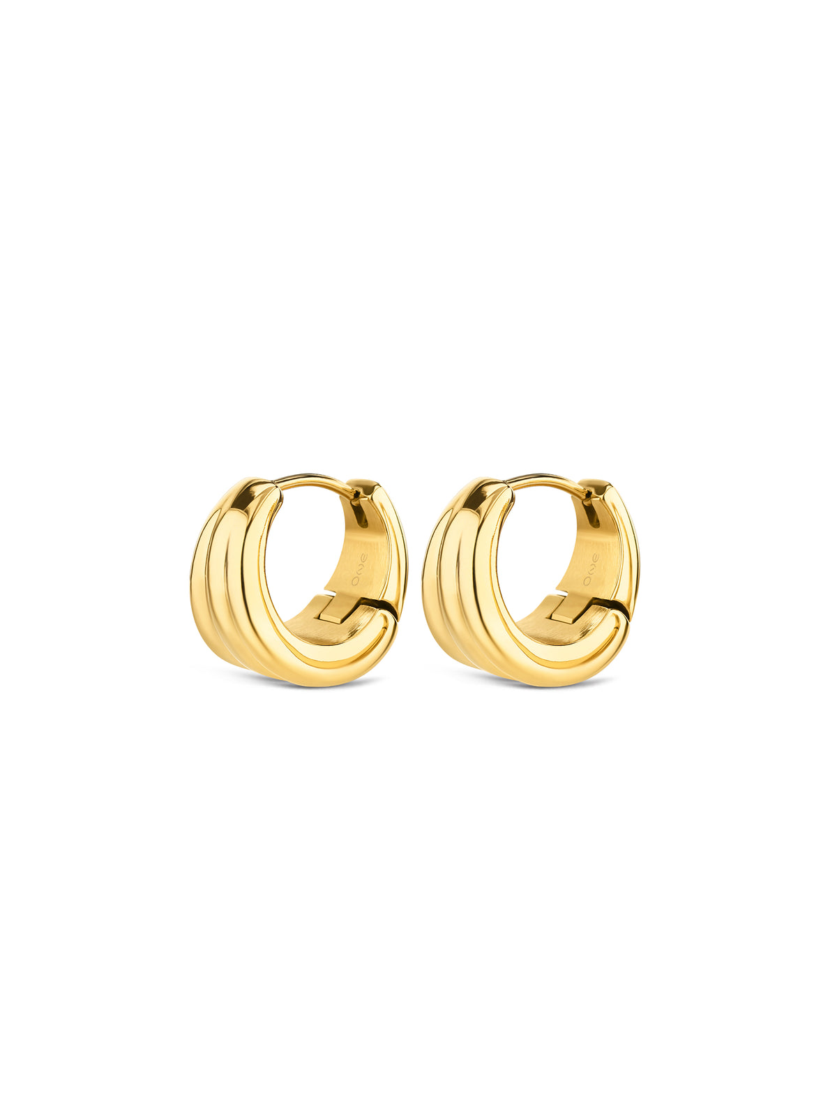 Brincos One Senhora Fluid Tiny Gold - OJEEP79G
