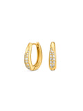 Brincos One Senhora Allure Crystal Gold - OJEEP80G