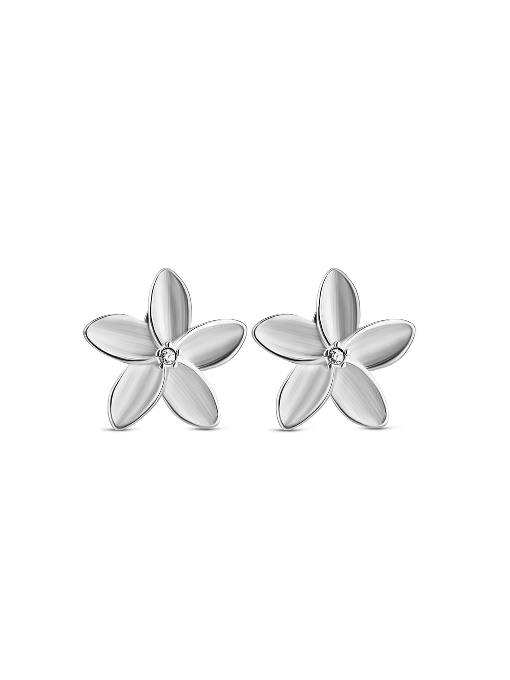 Brincos One Fleur Silver