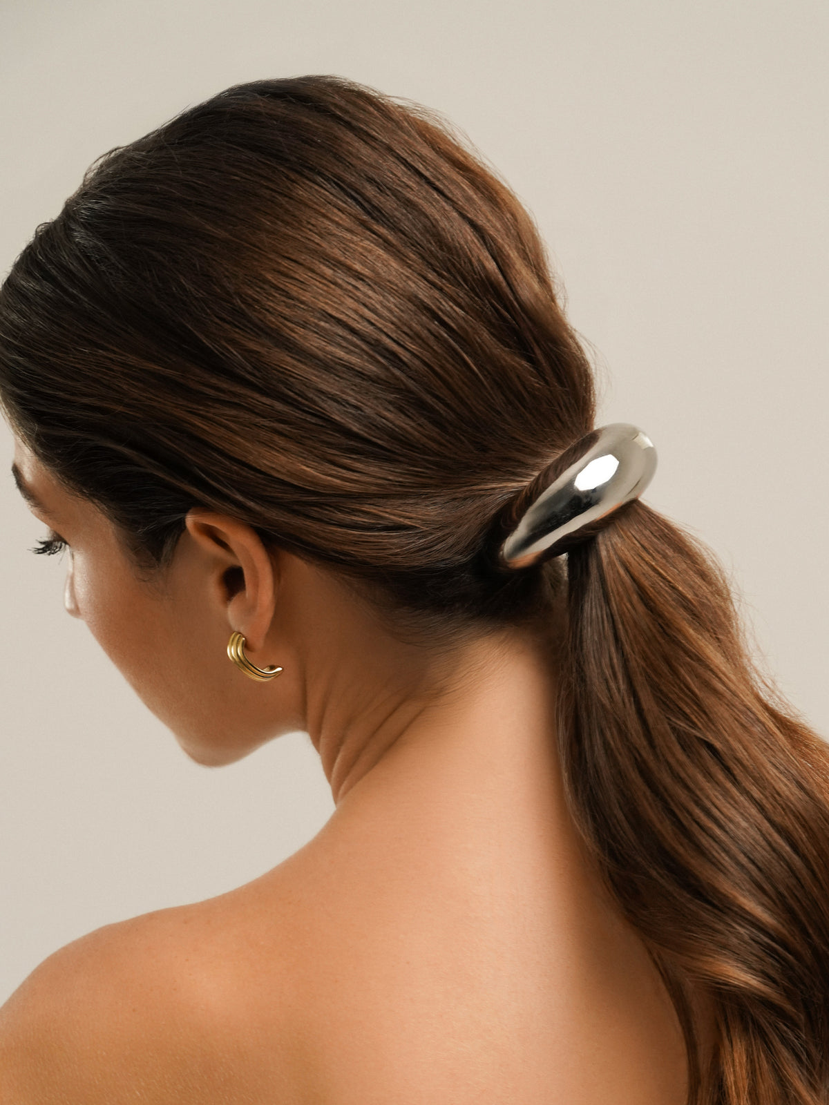 Acessório Cabelo One Moon Large Silver - OJH01S