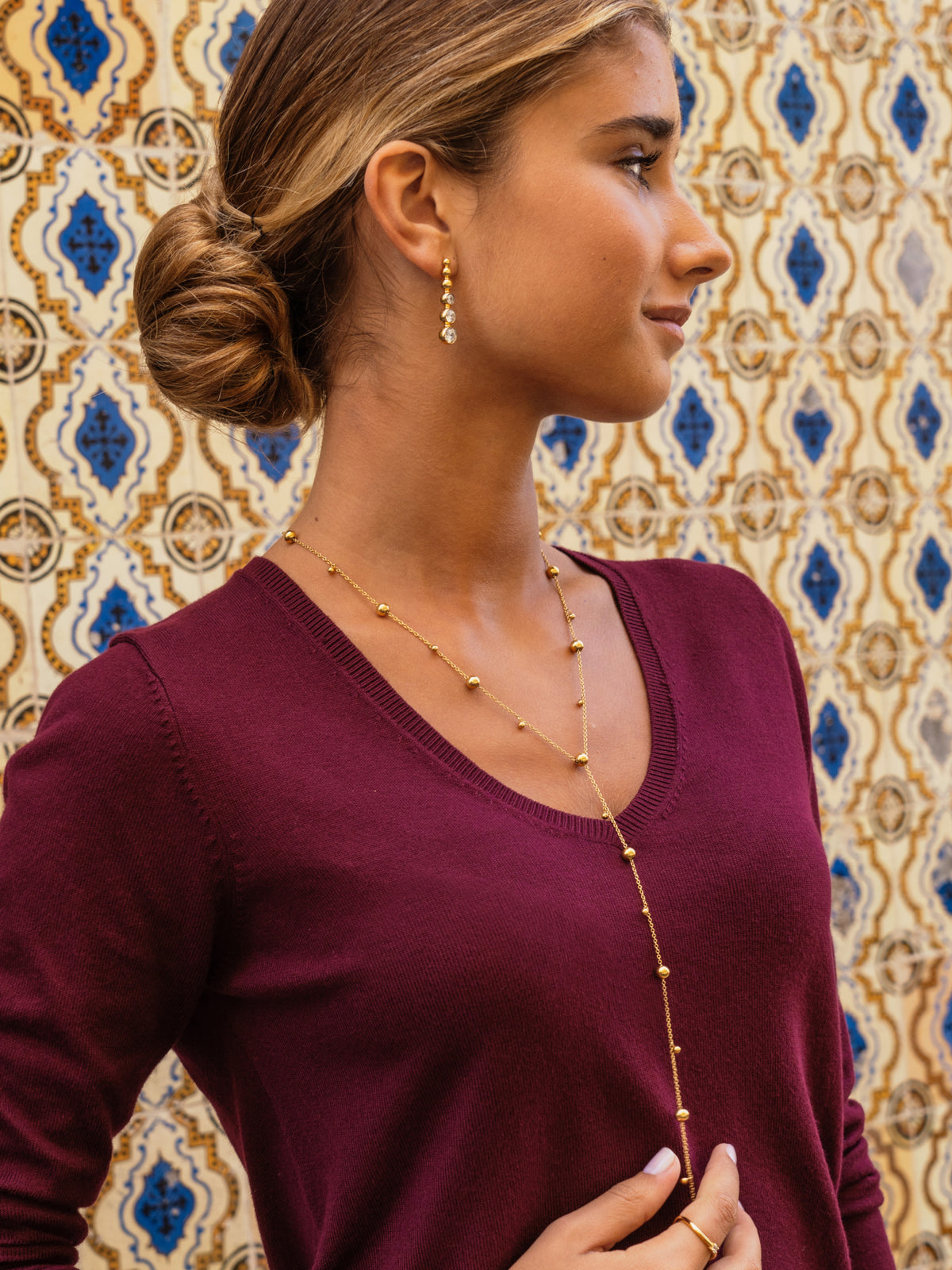 Colar One Infinity Endless Beads - OJIDN01G