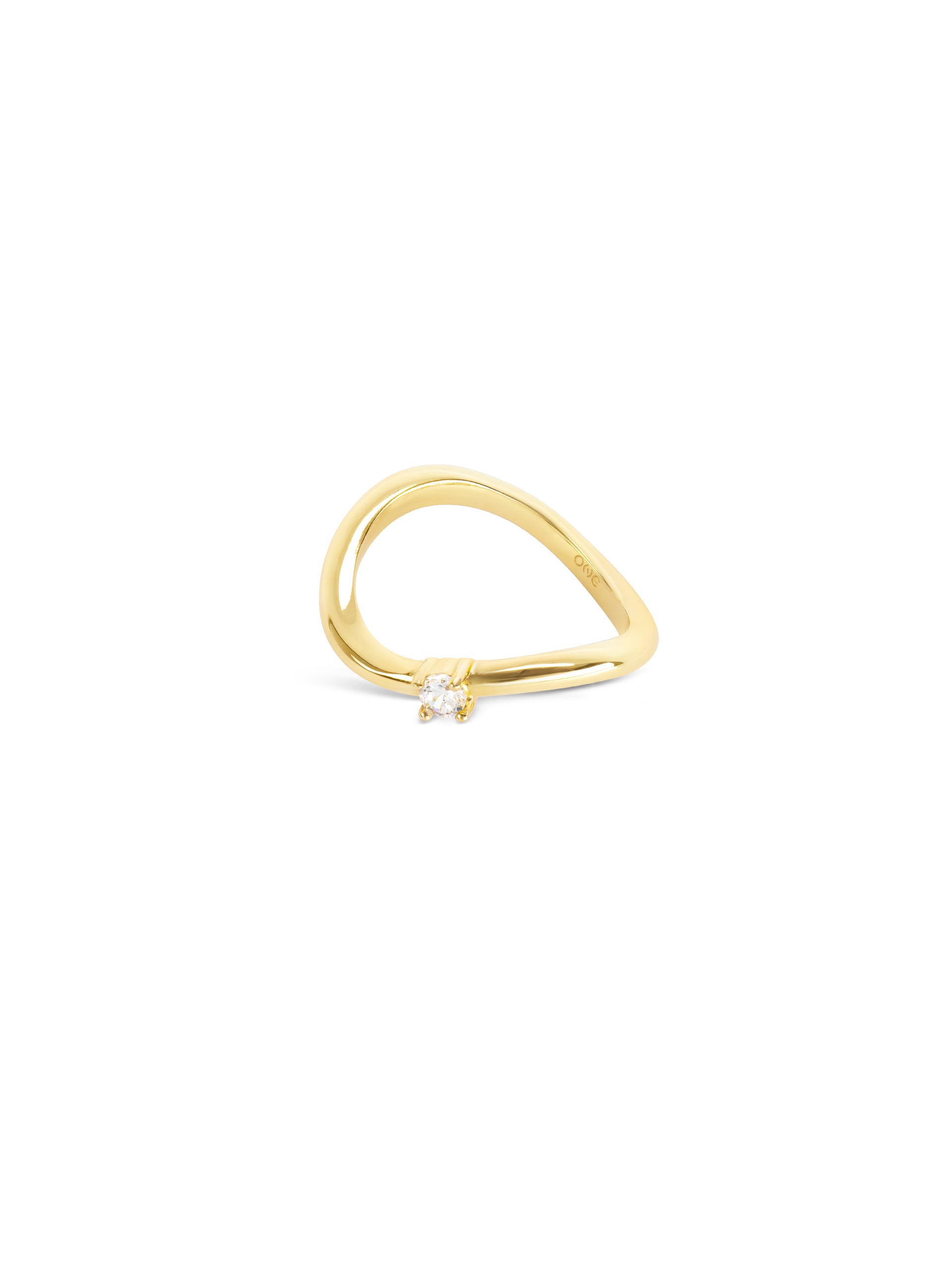 Anel One Infinity Solitaire Gold - OJIFR02G