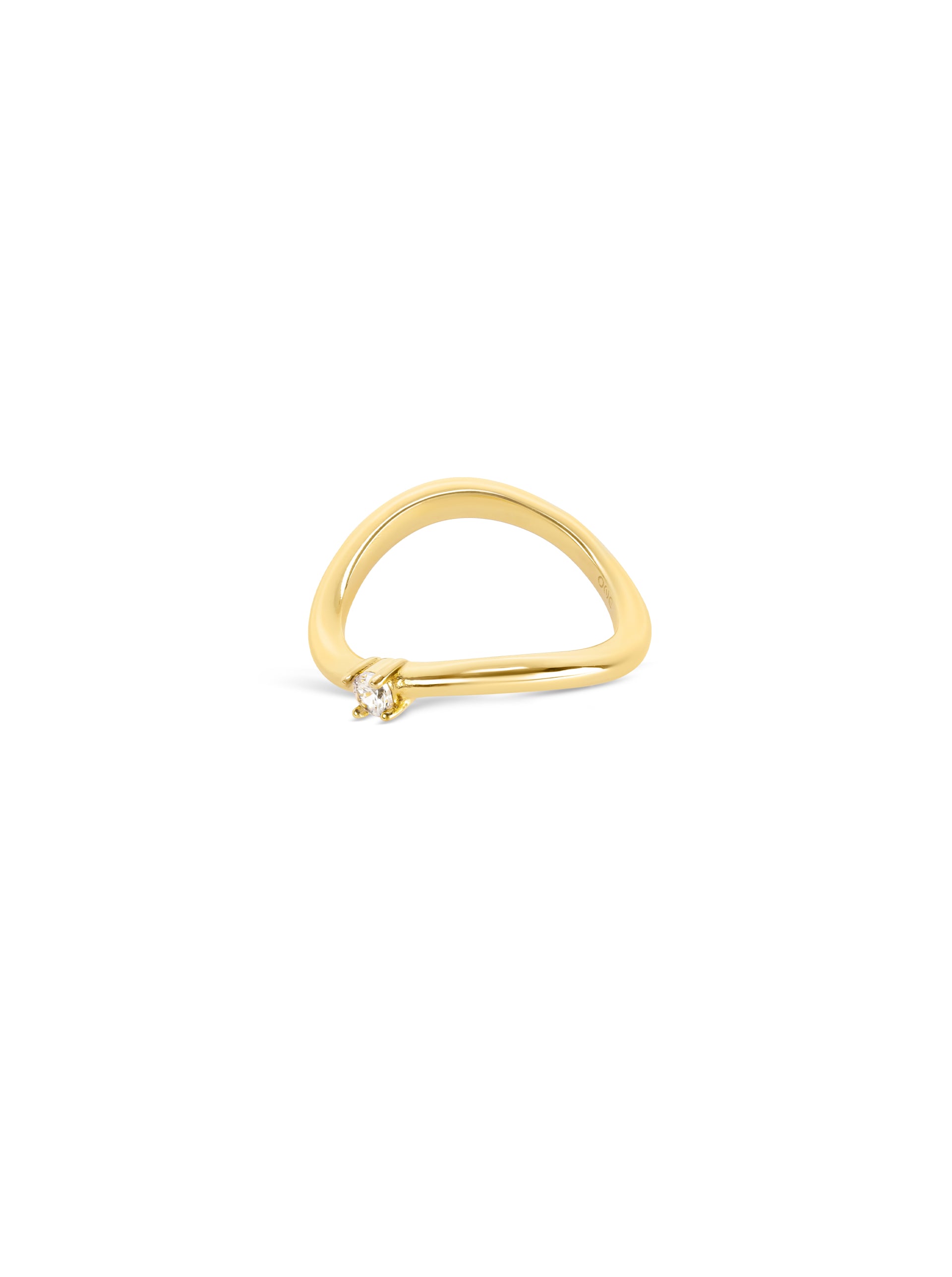 Anel One Infinity Solitaire Gold - OJIFR02G