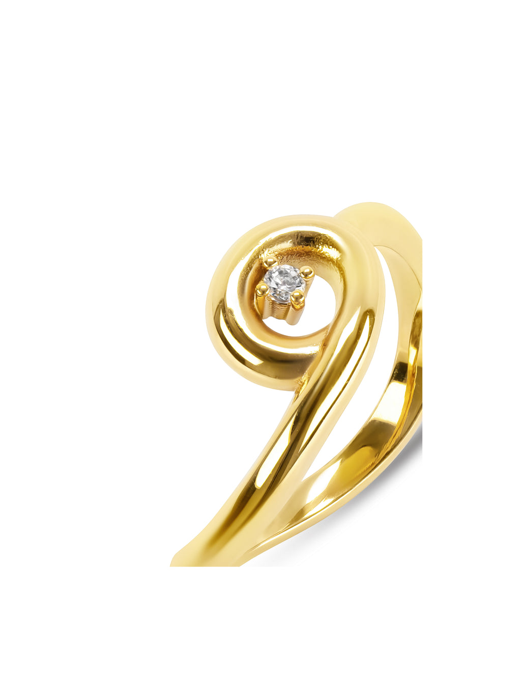 Anel One Infinity Twisted Gold - OJIFR03G