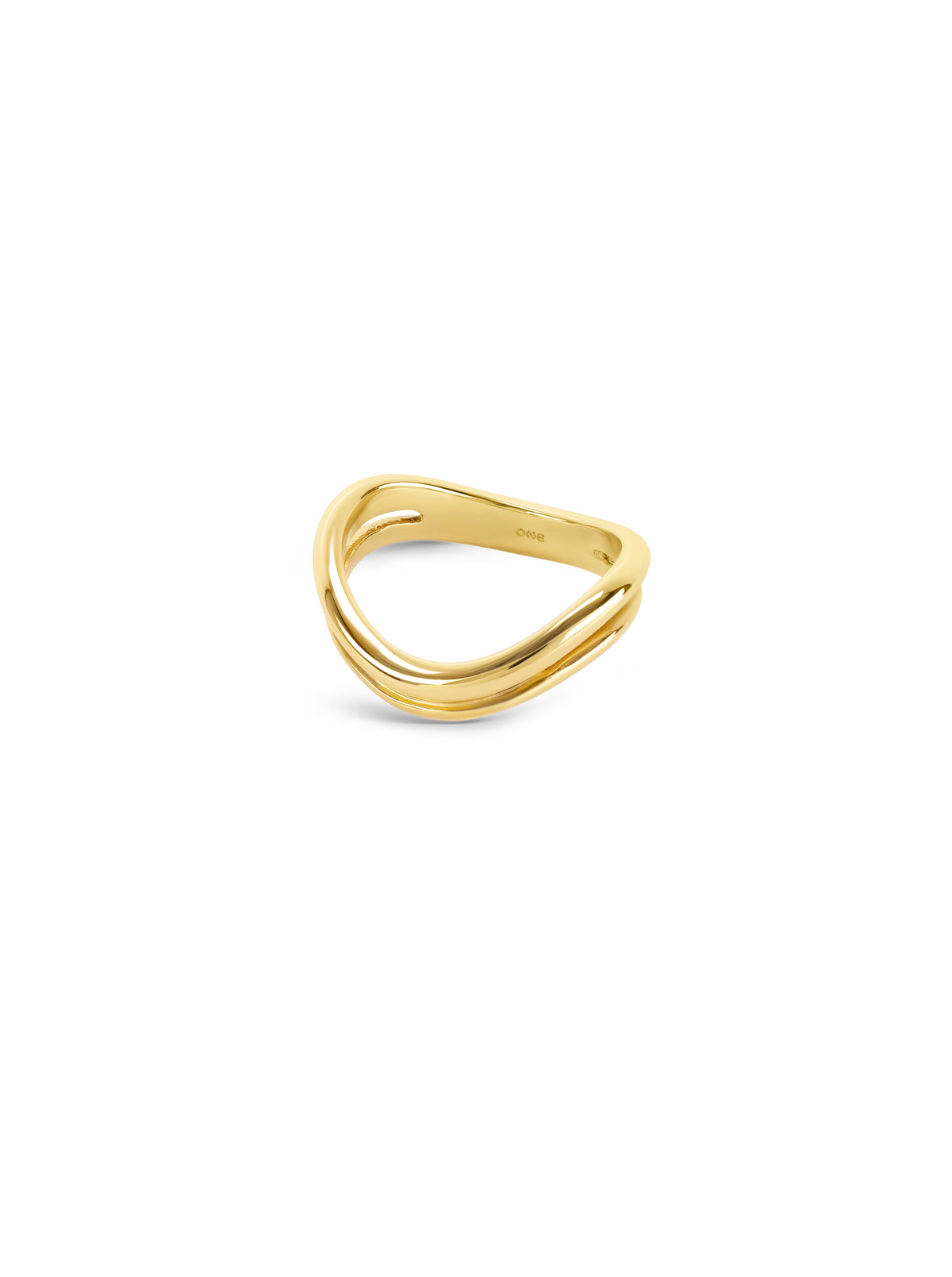 Anel One Infinity Double Gold - OJIFR04G