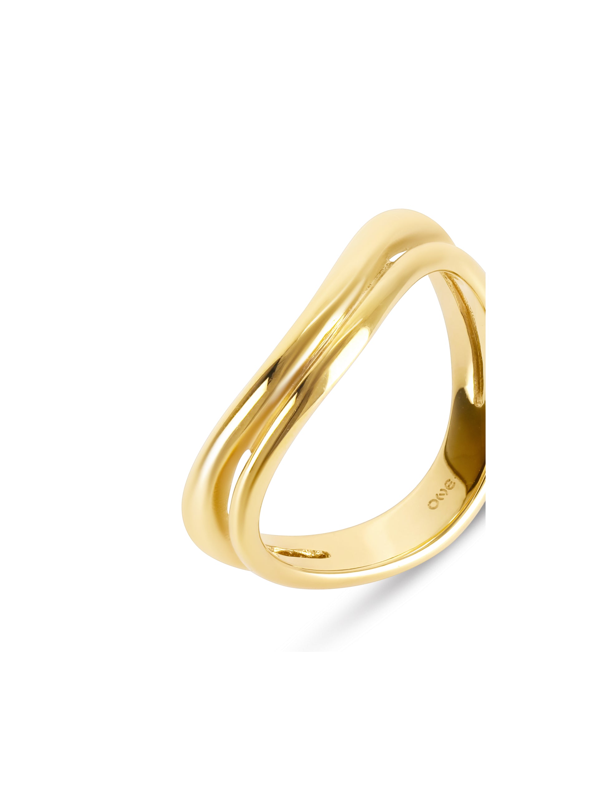 Anel One Infinity Double Gold - OJIFR04G