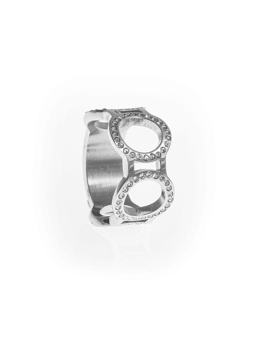 Anel One Icon Silver & Stones - OJIR02S