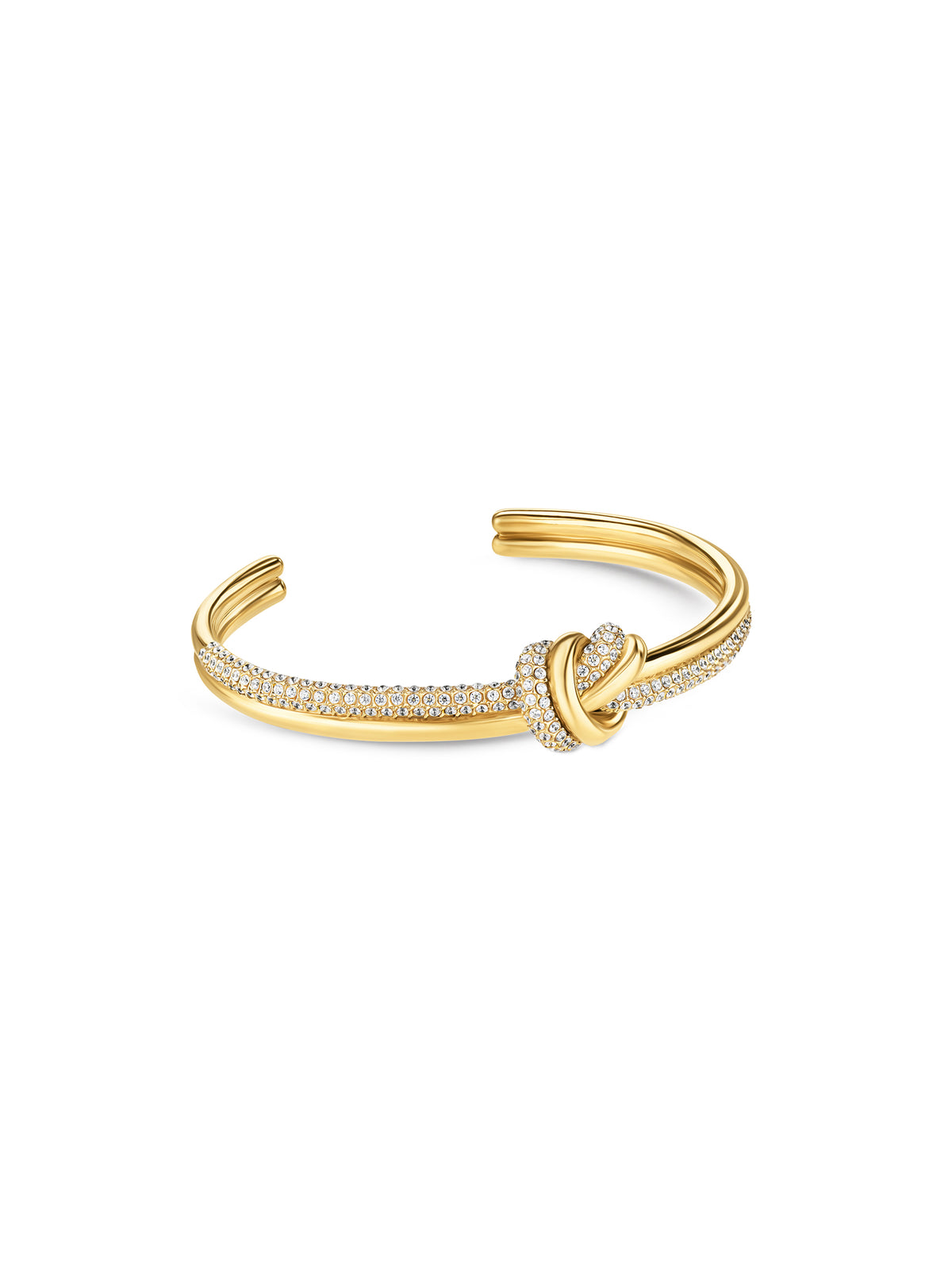 Escrava One Senhora Knot Crystal Gold - OJKBE01G