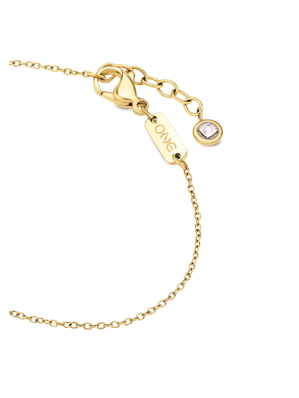 Pulseira One Senhora Knot Crystal Gold - OJKBE02G