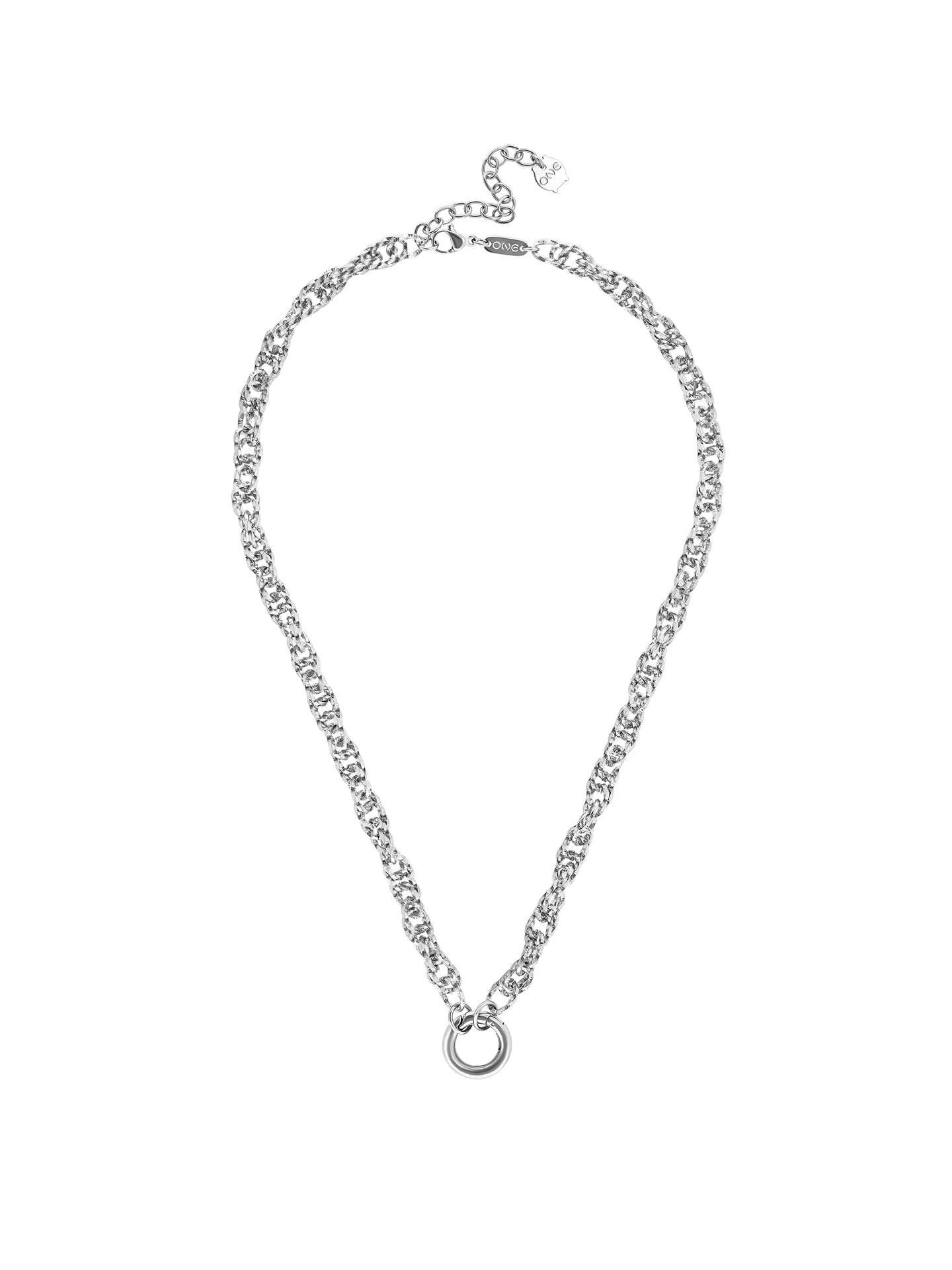 Colar One Master Union Double Silver - OJNMS04