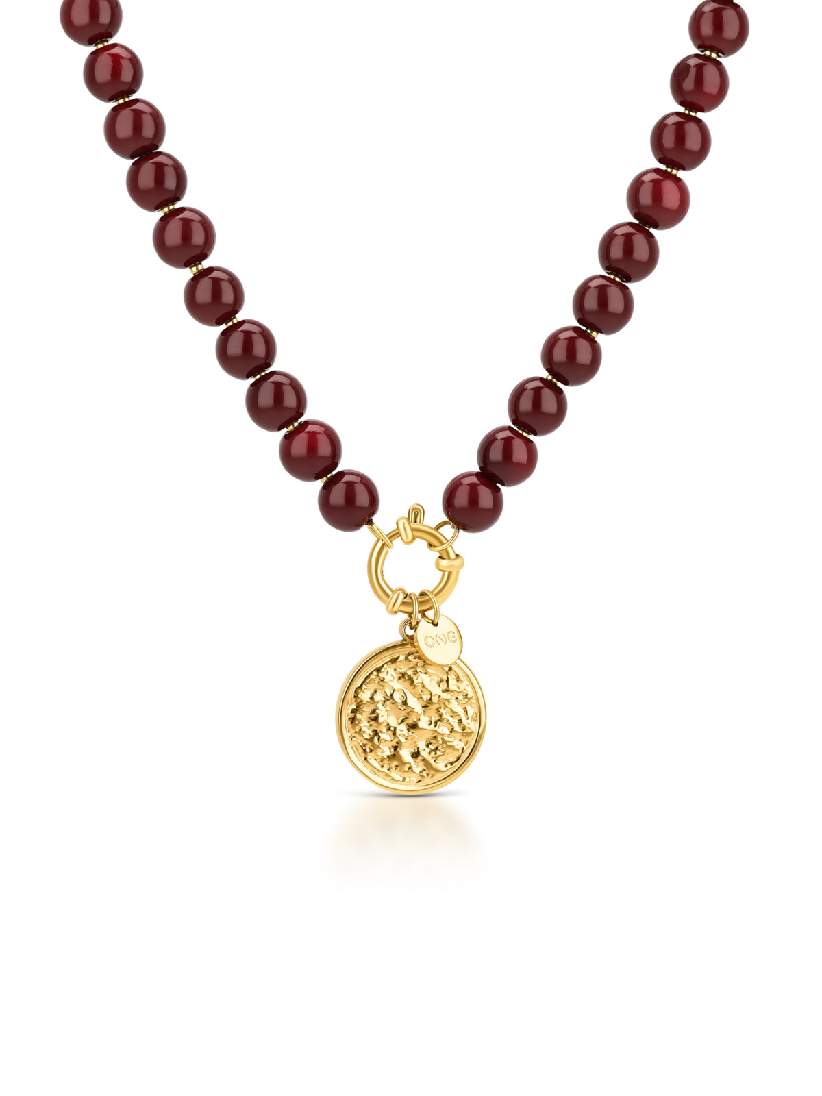 Colar One Neckmess Carmela Red Flame - OJNN103G