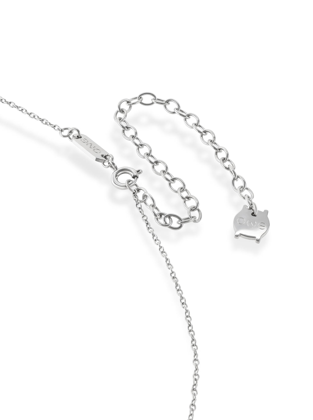 Colar One Neckmess Heart Big Silver - OJNN29S