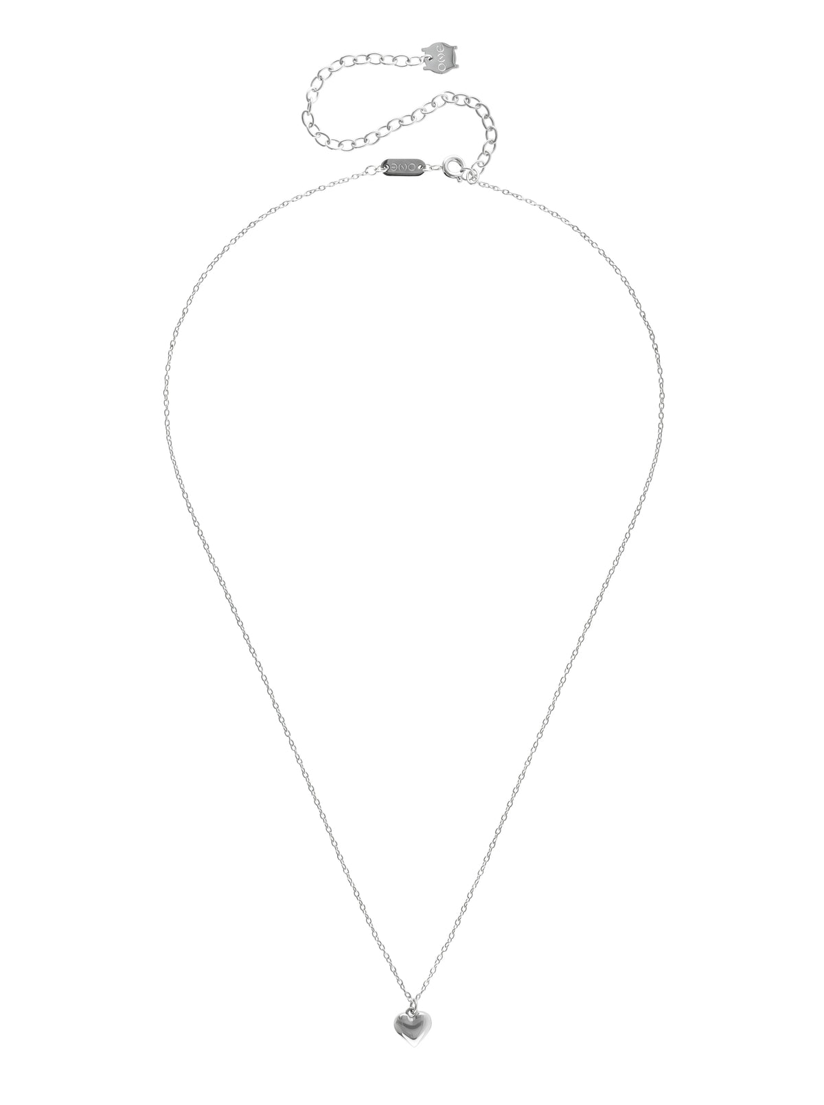 Colar One Neckmess Heart Silver - OJNN30S