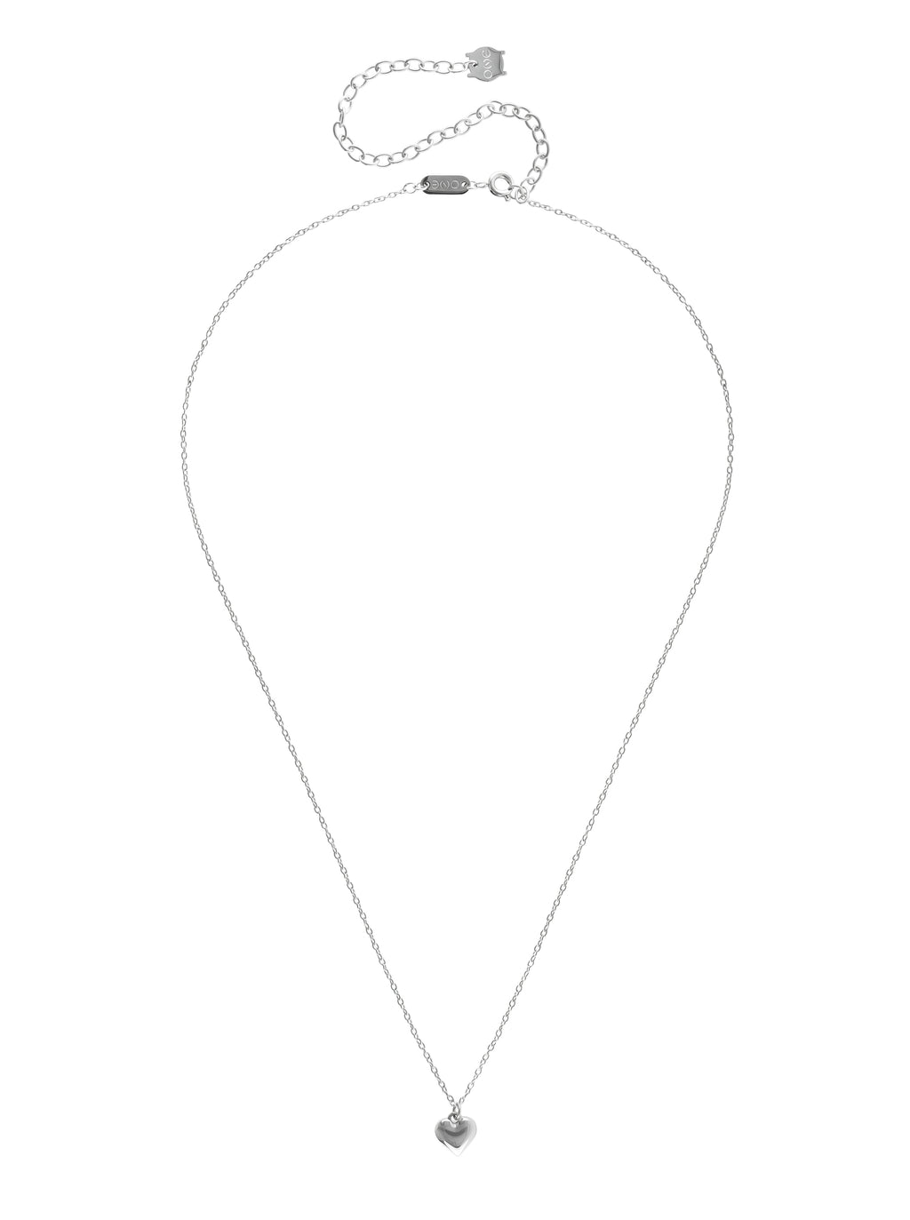 Colar One Neckmess Heart Silver - OJNN30S