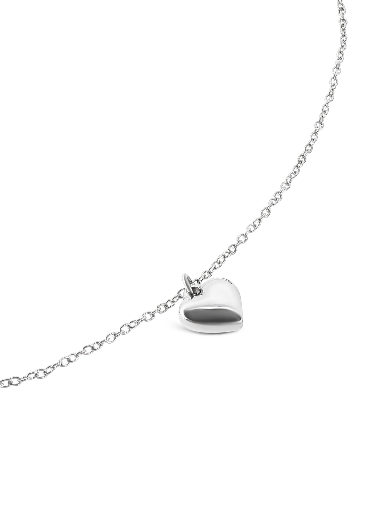 Colar One Neckmess Heart Silver - OJNN30S