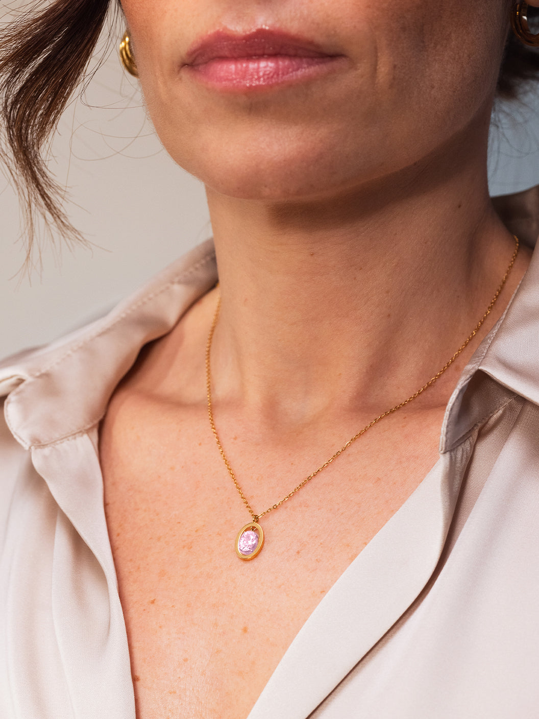 Colar One Birthstone Junho - Harmonia - OJNN41G