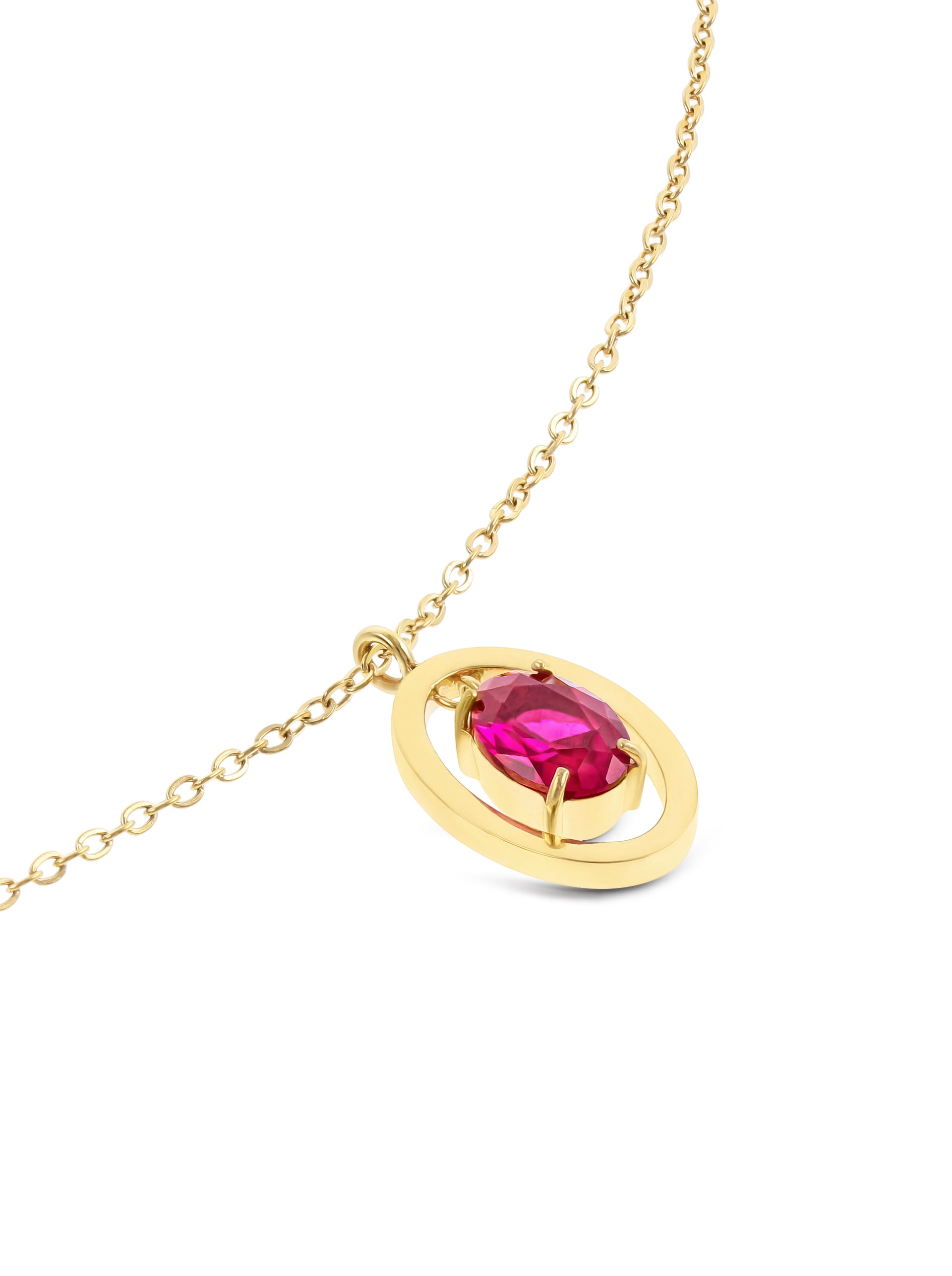 Colar One Birthstone Julho - Paixão - OJNN42G