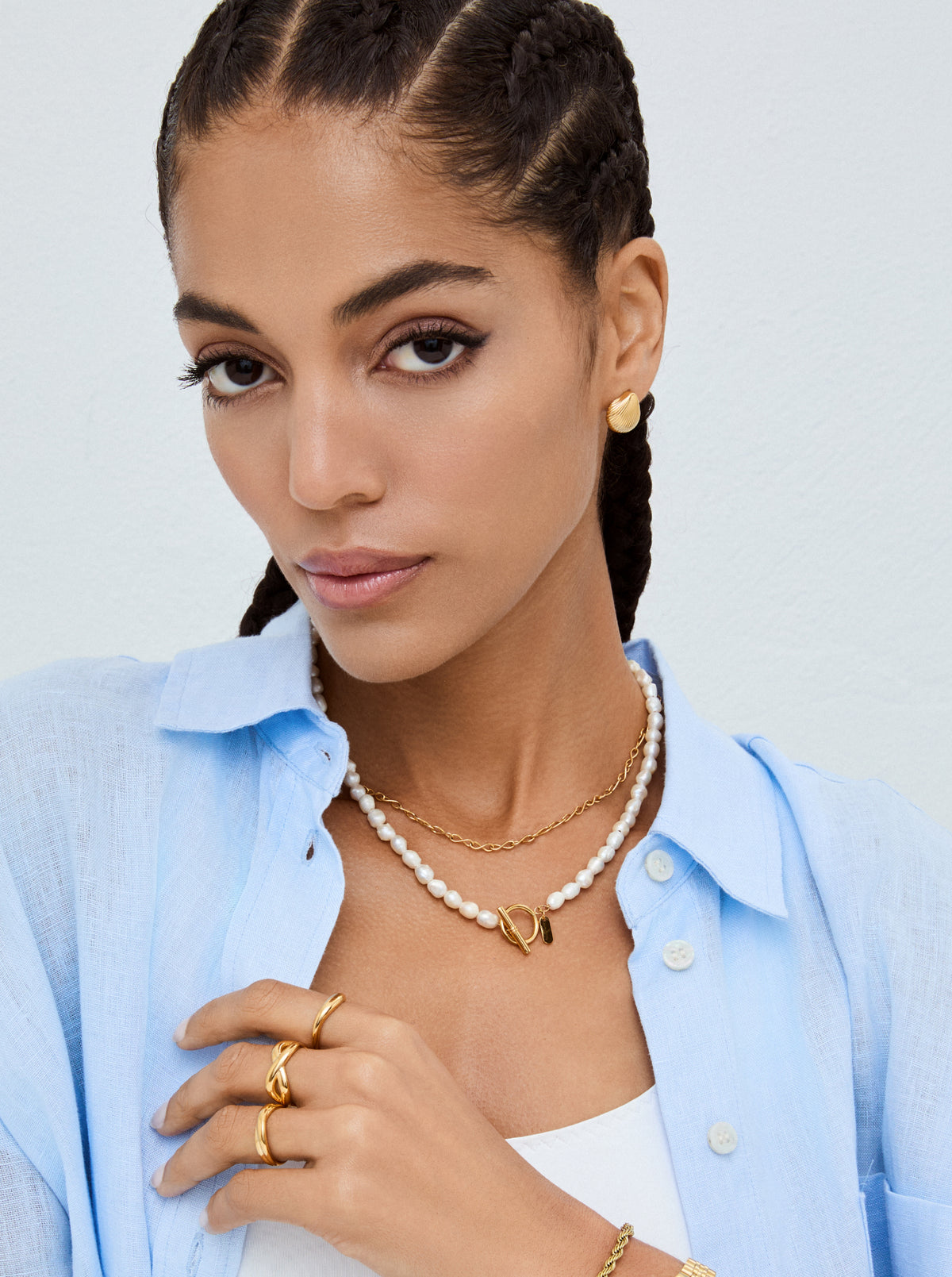 Colar One Neckmess Oceanic Pearl - OJNN49G