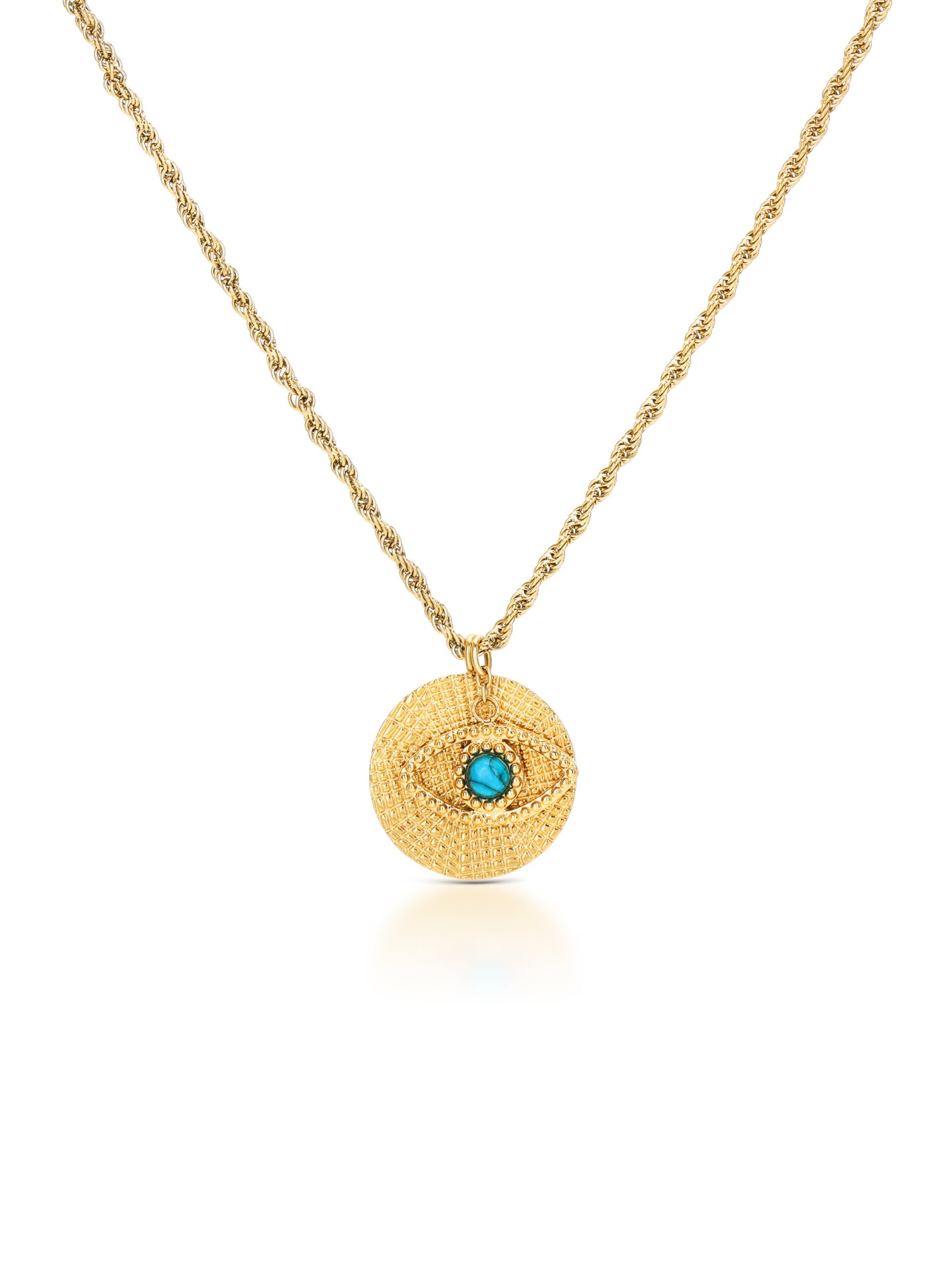 Colar One Neckmess Amulet Blue - OJNN73G