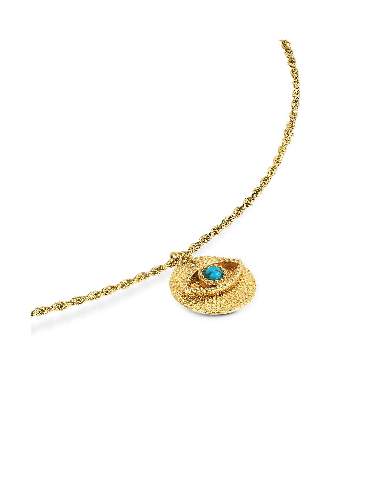 Colar One Neckmess Amulet Blue - OJNN73G