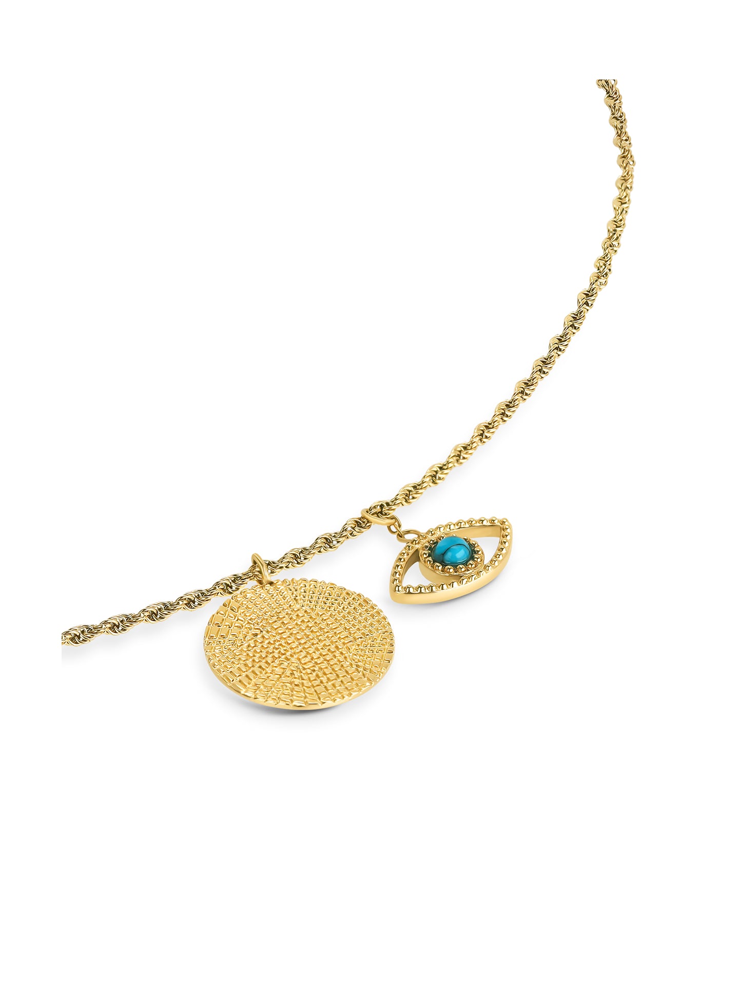 Colar One Neckmess Amulet Blue - OJNN73G