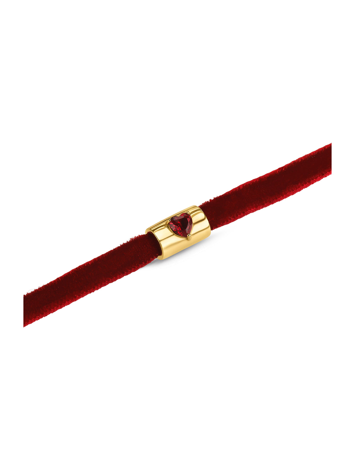 Colar One Neckmess Velvet Love Red - OJNN94G