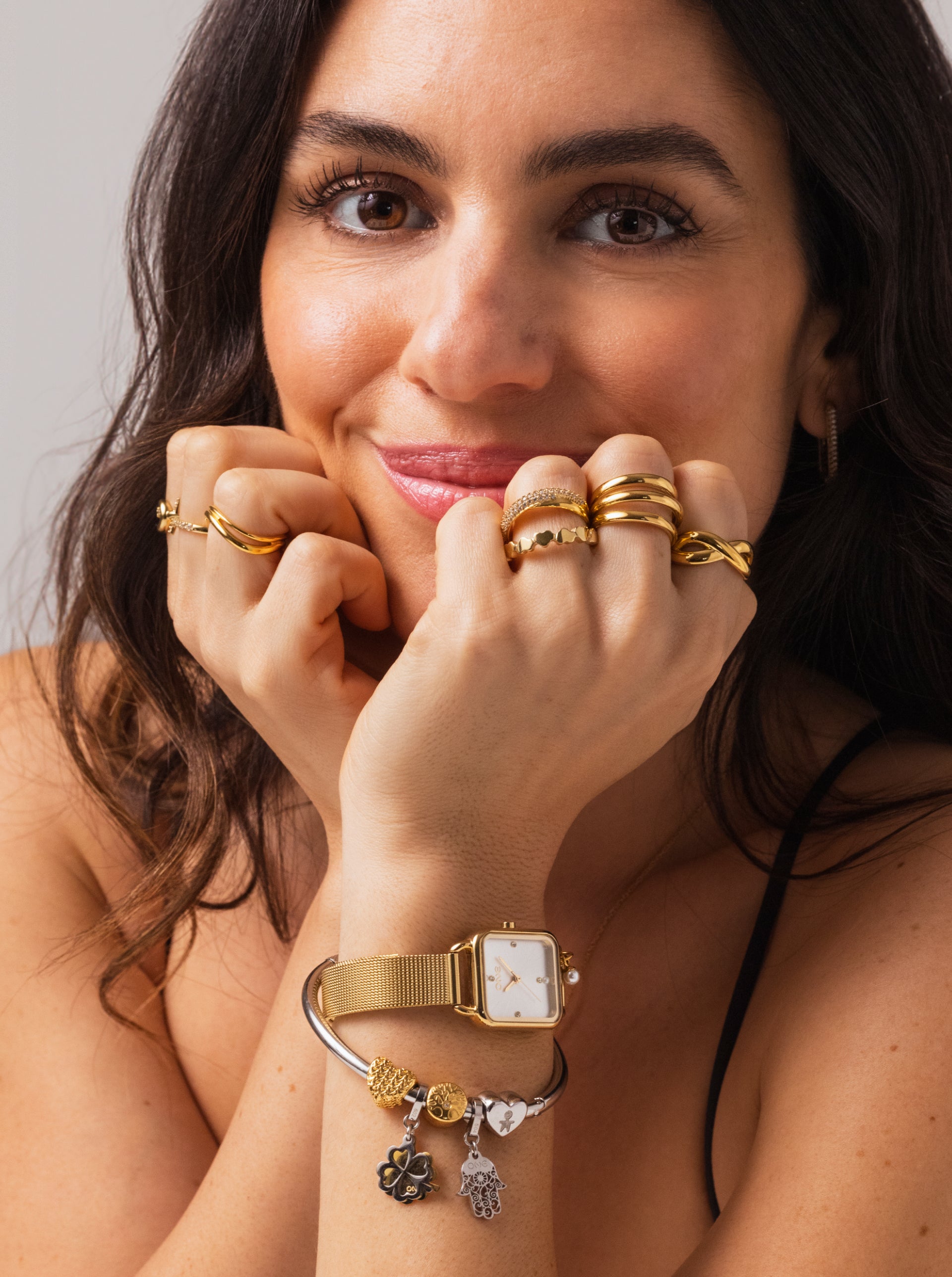 Anel One London 14 Gold - OJNYR14Y