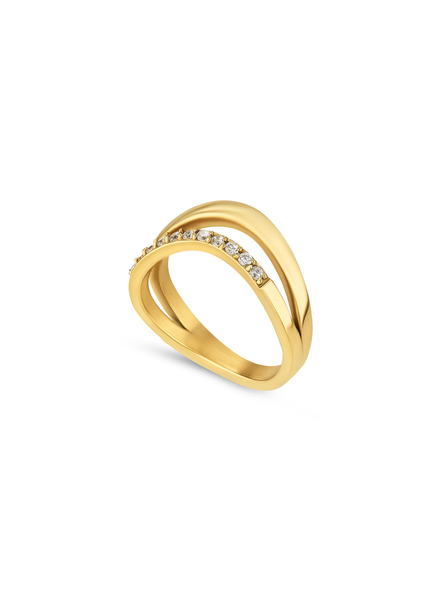 Anel One London 56 Gold 3 - OJNYR56G