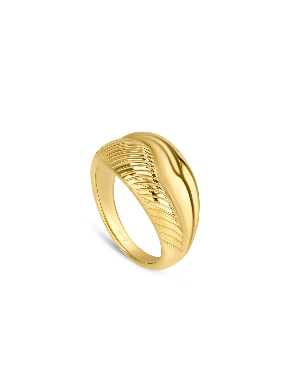 Anel One Plissé - OJPLR01G