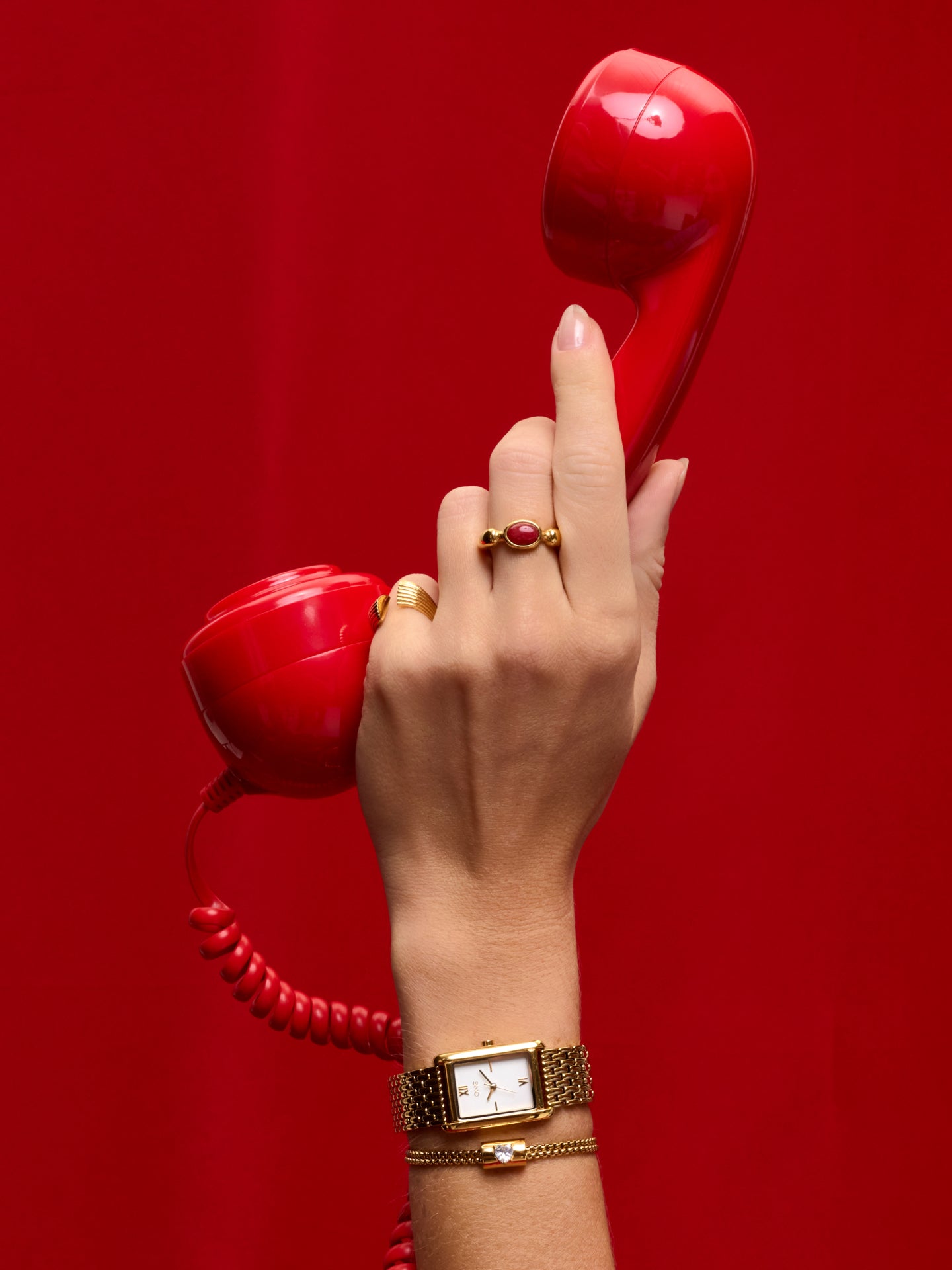 Anel One Red Flame - OJRDR01G