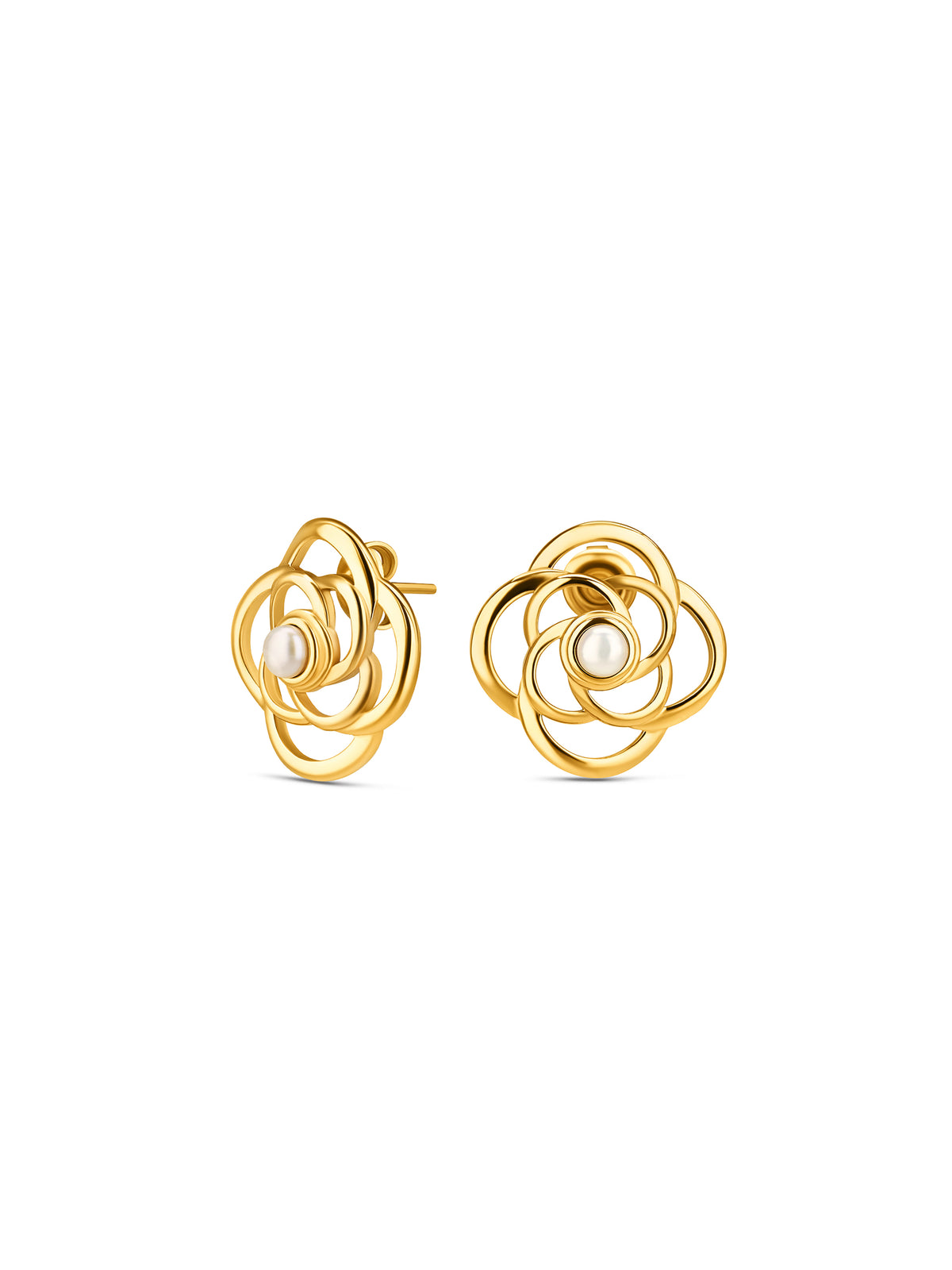 Brincos One Rose Blossom Pearl - OJRE04D