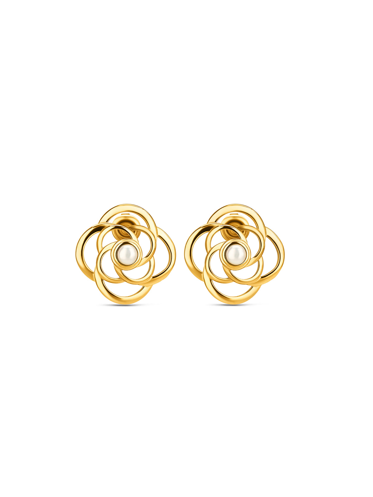 Brincos One Rose Blossom Pearl - OJRE04D