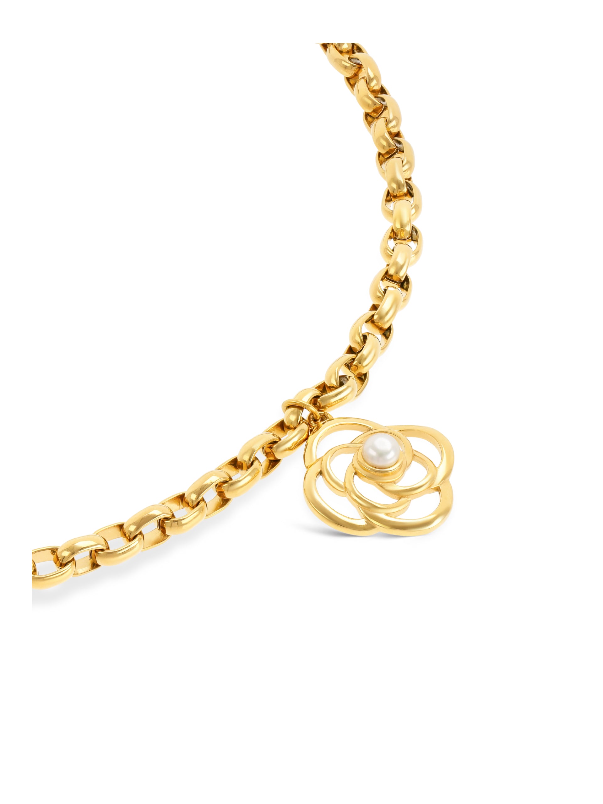 Colar One Rose Pearl - OJRN01D