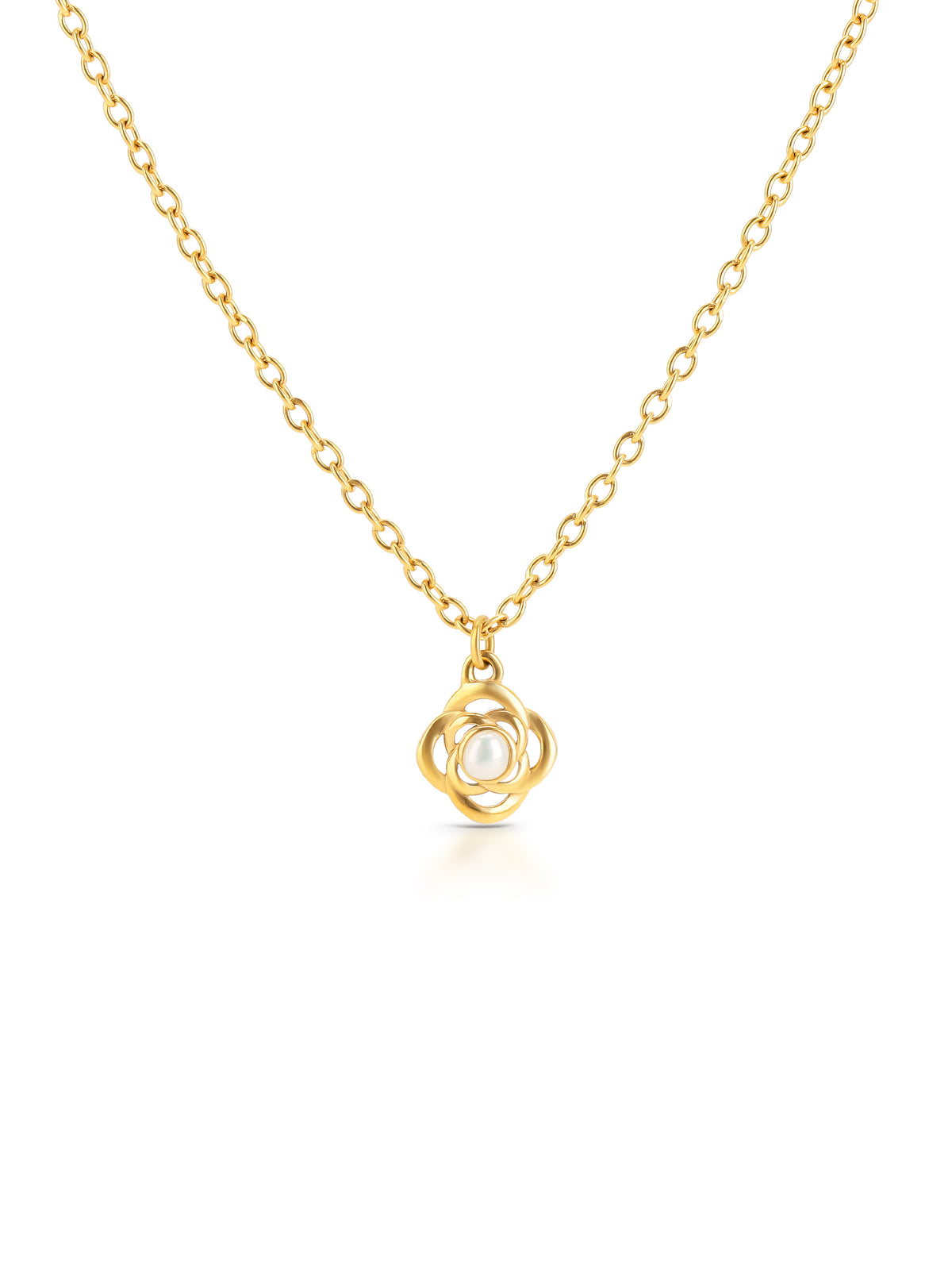 Colar One Rose Petite Pearl - OJRN02D