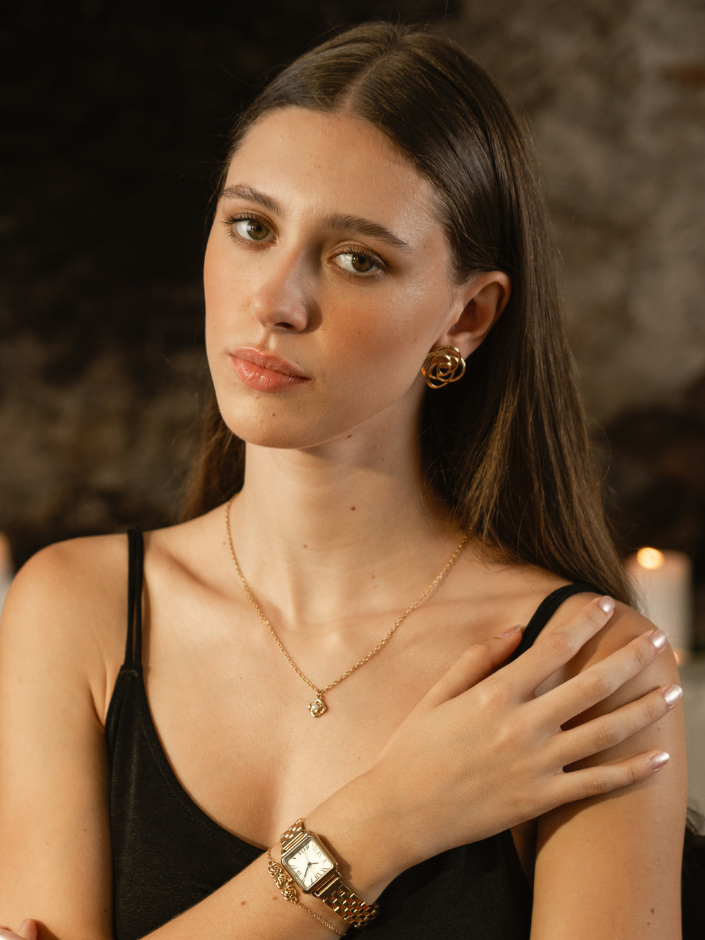 Colar One Rose Petite Pearl - OJRN02D