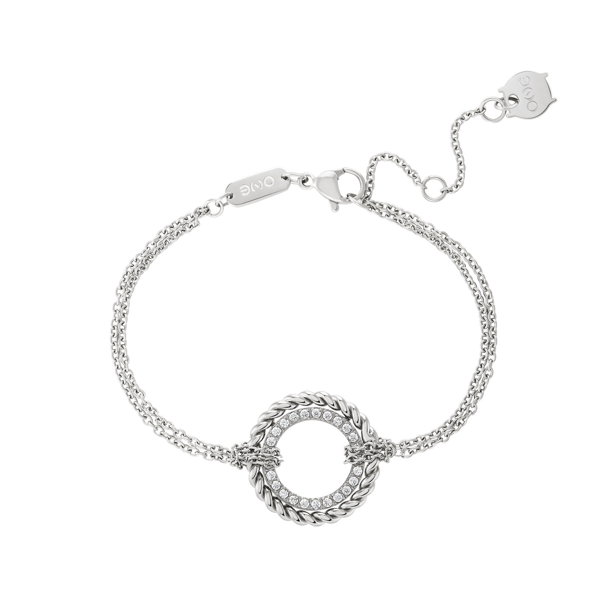 Pulseira One Silvery Circle - OJSCB02S