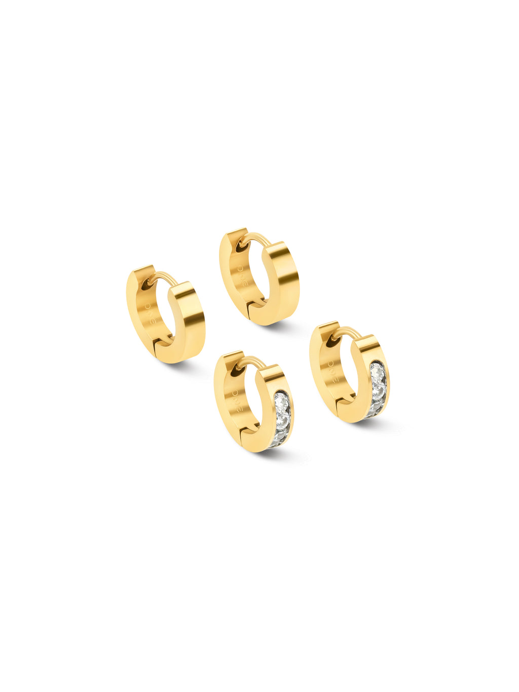 Set de Brincos One Shimmer Gold - OJSET08G