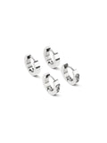 Set de Brincos One Shimmer Silver - OJSET08S