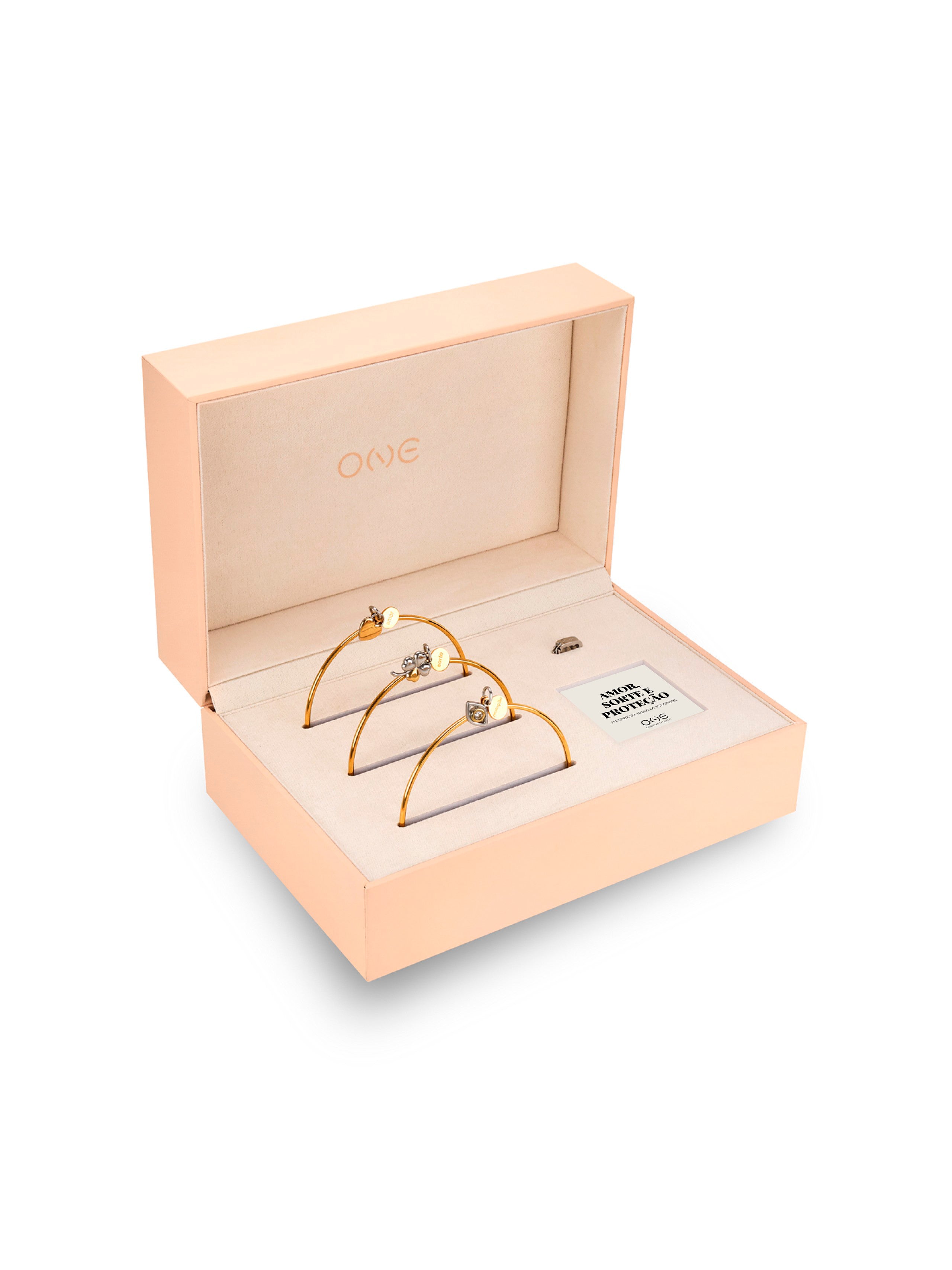 Set Pulseira One Blessing Triple Light - OJSET14SG