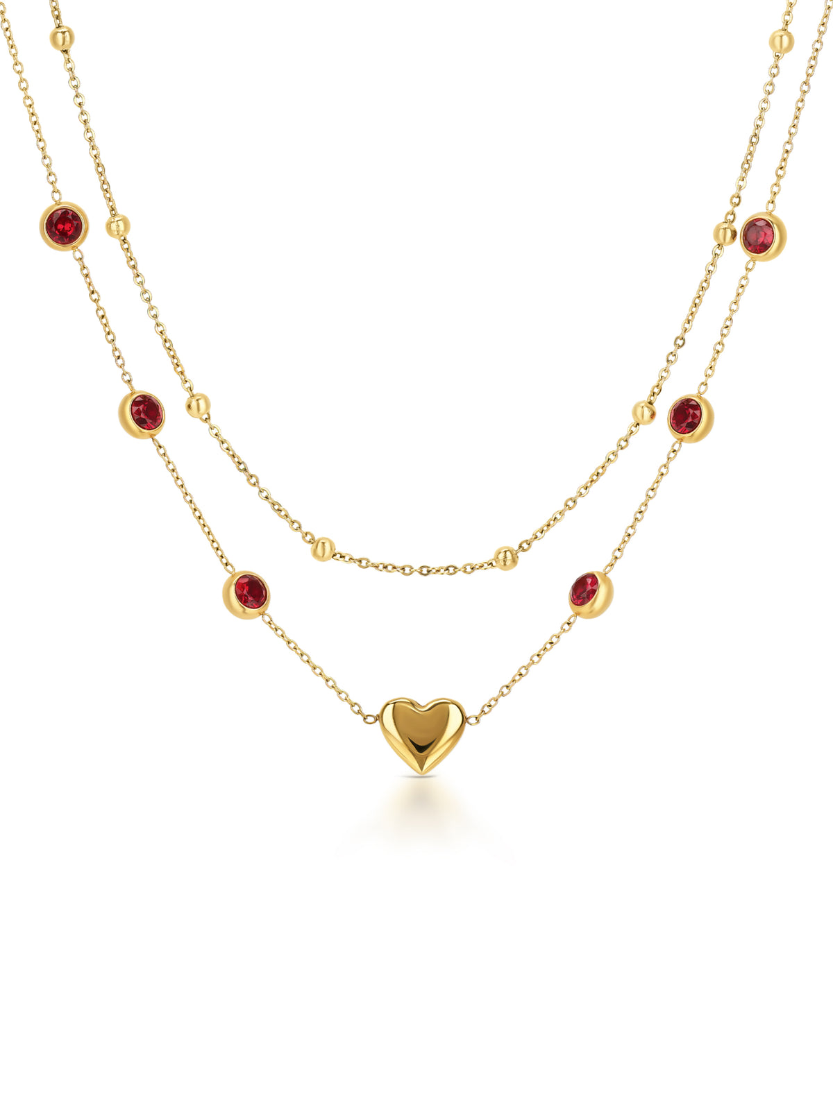 Set Colares One Red - OJSET19G