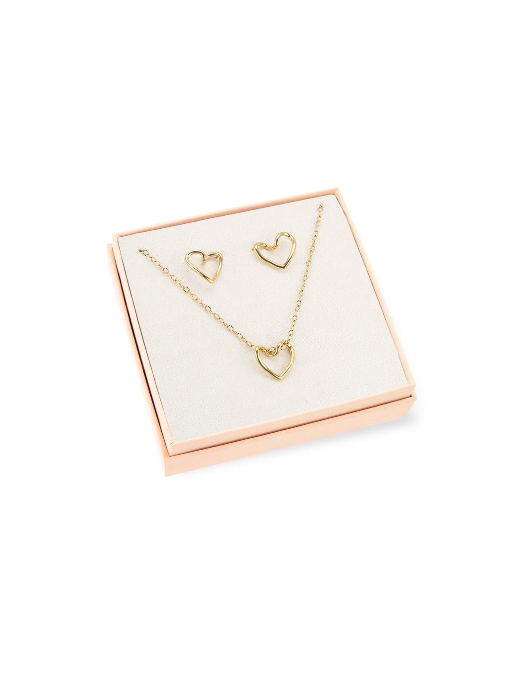 Set Colar & Brincos One Senhora Amour Gold - OJSET22G