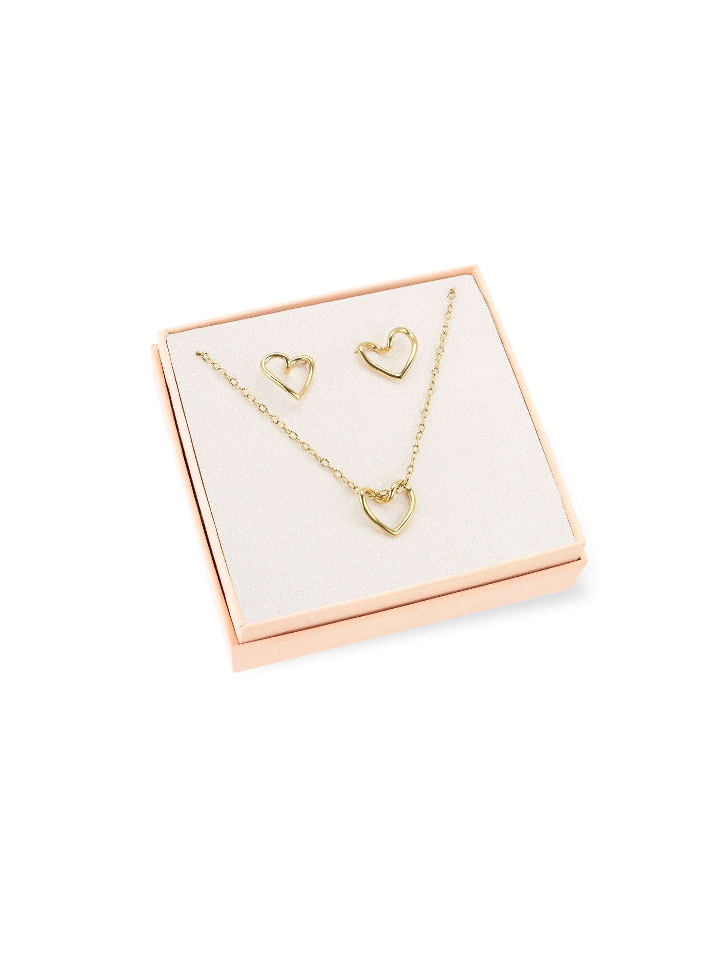 Set Colar & Brincos One Senhora Amour Gold - OJSET22G