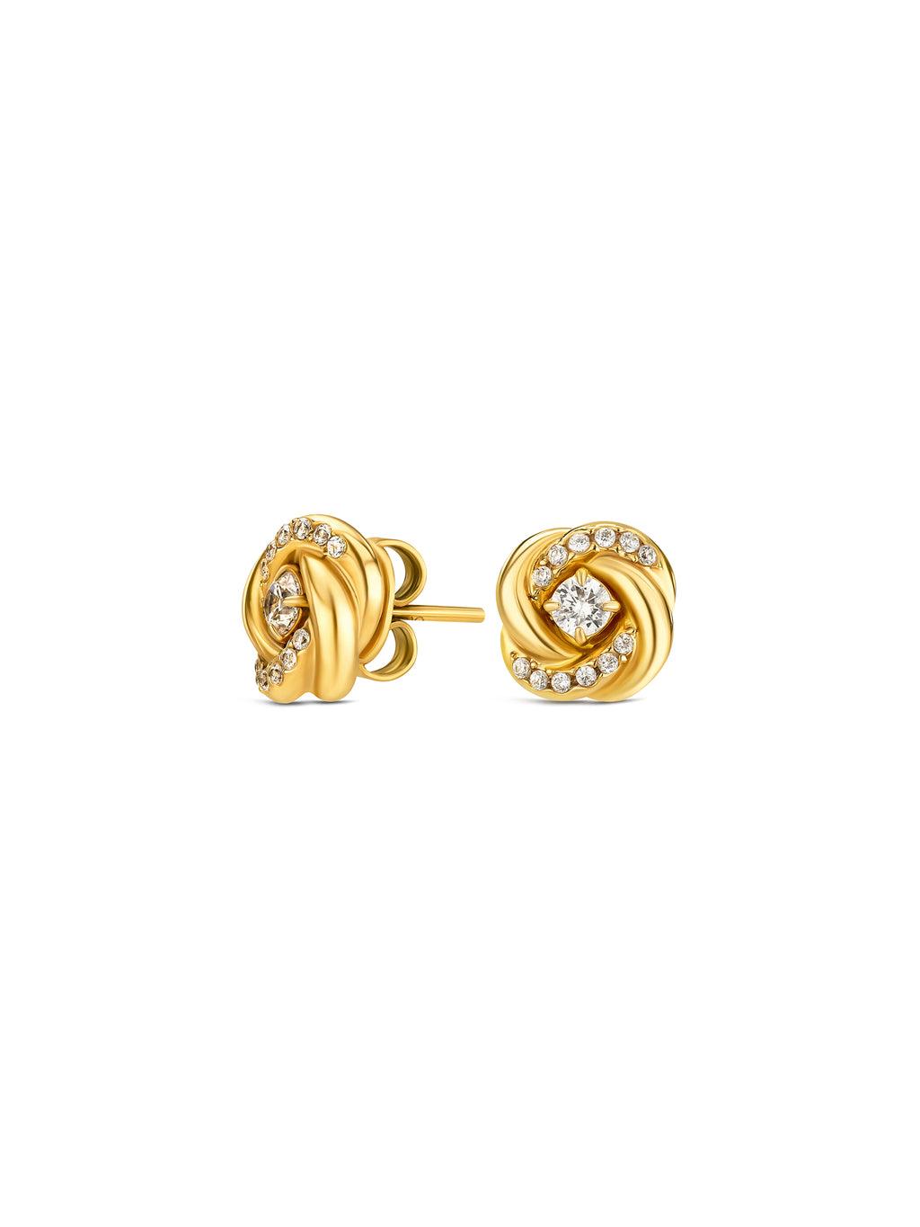 Set Colar & Brincos One Eternal Gold - OJSET23G
