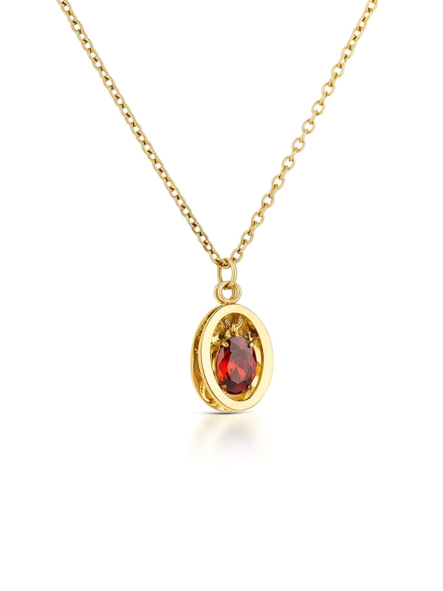 Set Halskette & Ohrringe One Birthstone Januar