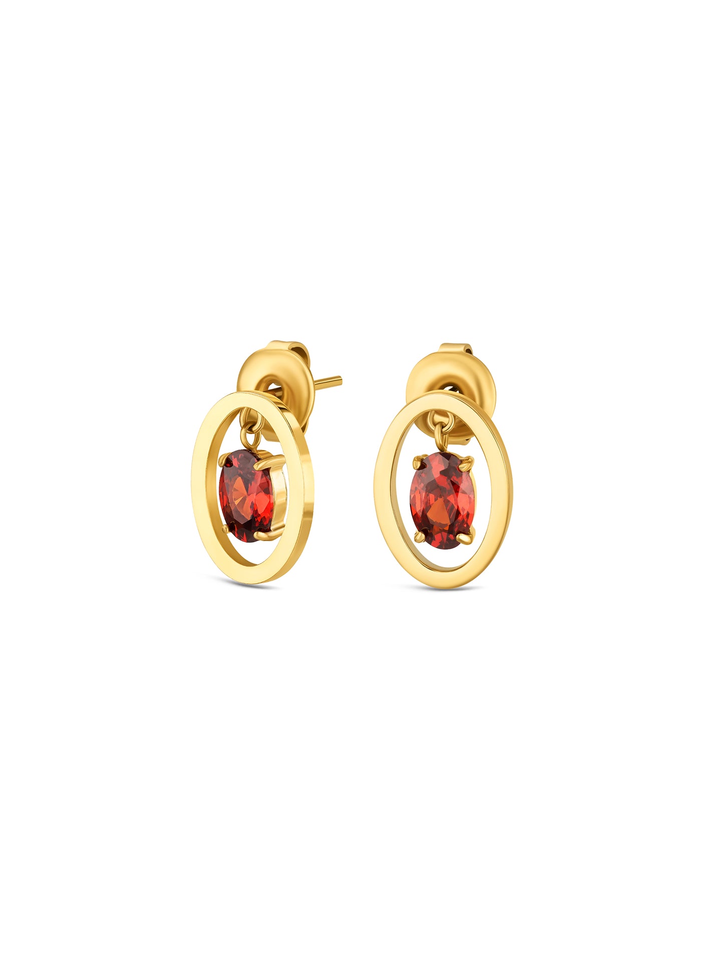 Set Halskette & Ohrringe One Birthstone Januar