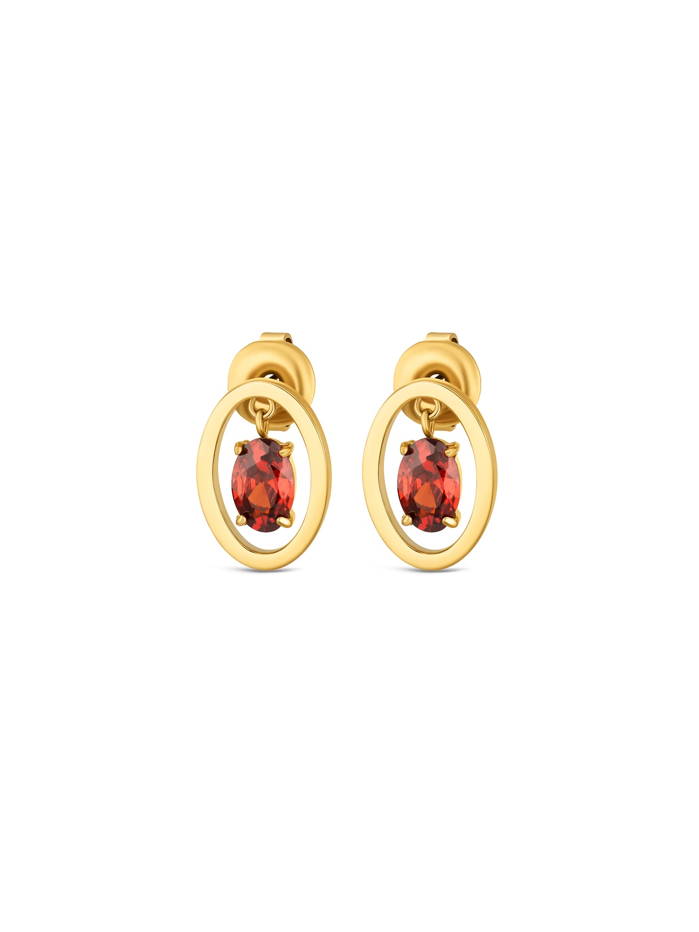 Set Halskette & Ohrringe One Birthstone Januar