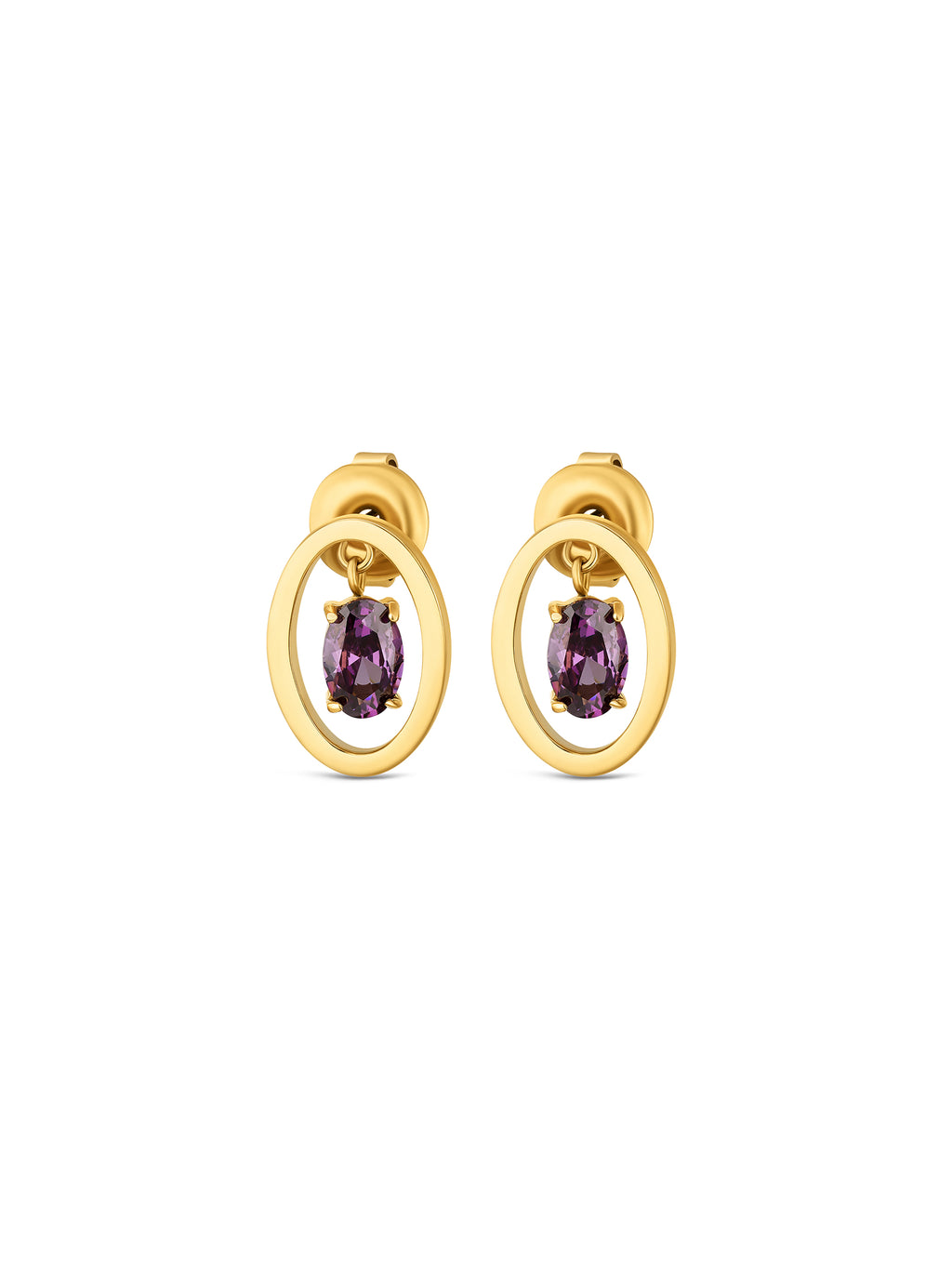 Set Colar & Brincos One Birthstone Fevereiro